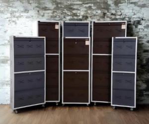 Metal Shoe Cabinets